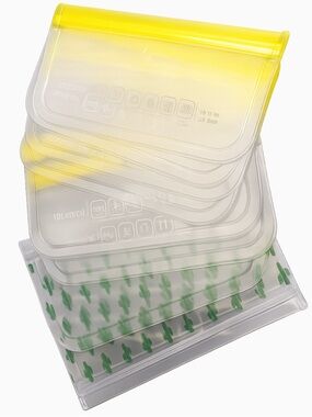 8 ECO-FRIENDLY SUSTAINABLE REUSABLE SNACK BAGS (NWOT)